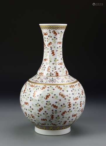 Chinese Famille Rose Vase