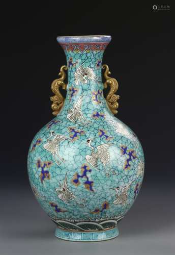 Chinese Famille Rose Vase