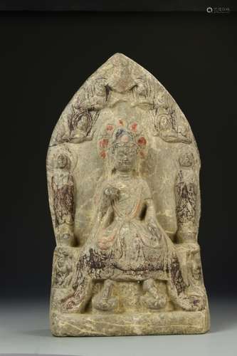 Chinese Lime Stone Buddha