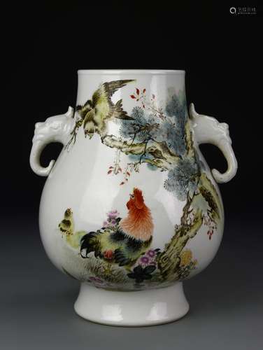 Chinese Famille Rose Vase