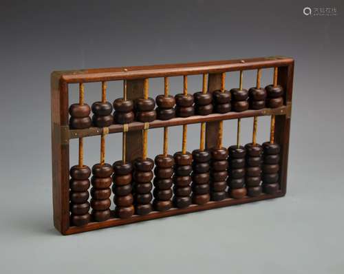 Chinese Huanghuali Abacus