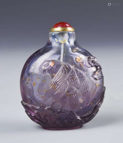 Chinese Peking Glass Snuff Bottle