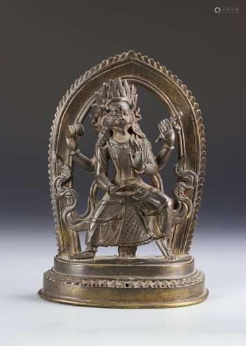 Chinese Tibetan Bronze Buddha