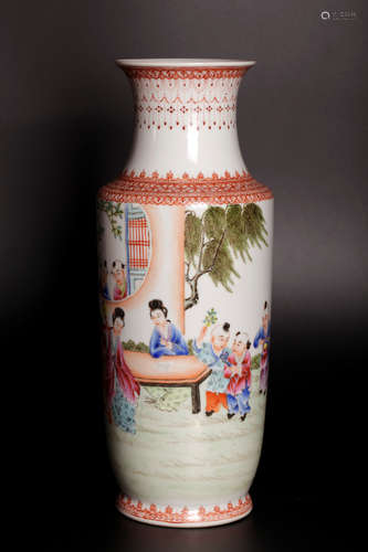 A porcelain vase