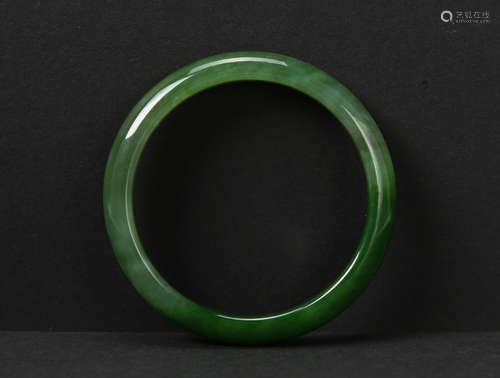 Green hetian nephrite bracelet