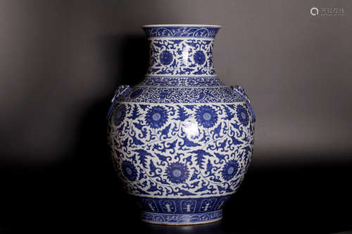 A porcelain vase