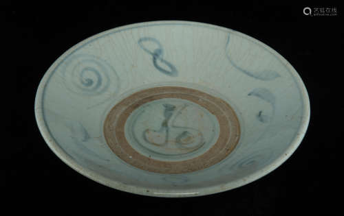 Probadly Ming blue & white dish