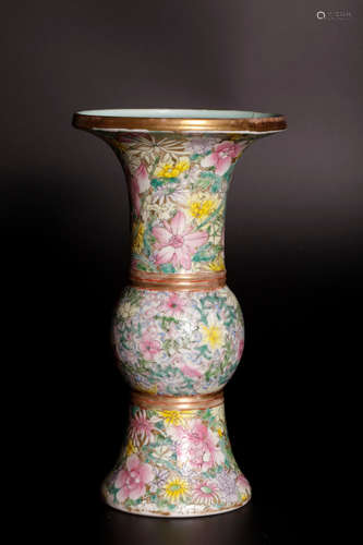 A porcelain vase