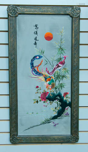 A chinese embroidery