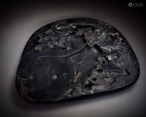 A QING MARK DUAN INK SLAB