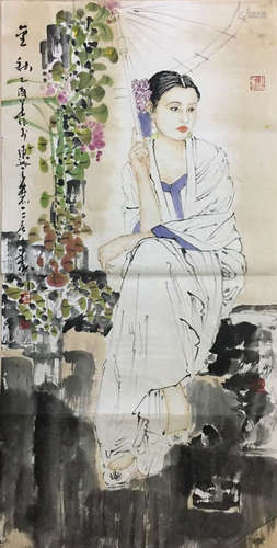 WATERCOLOR PAINTING PAPER OF ZHAOJIANCHENG SIGN