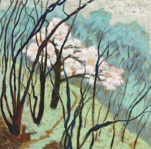关紫兰（1903～1986） 丁卯（1927年）作 风景 镜心 设色纸本