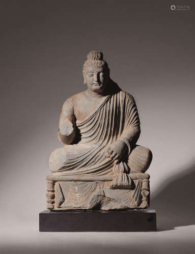 五-六世纪 犍陀罗石雕佛像