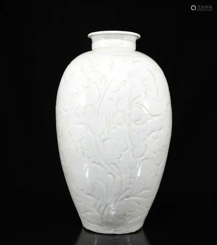 A White Glazed Vase