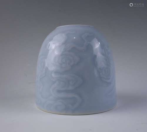 Kangxi Mark, A Blue Glazed Washer