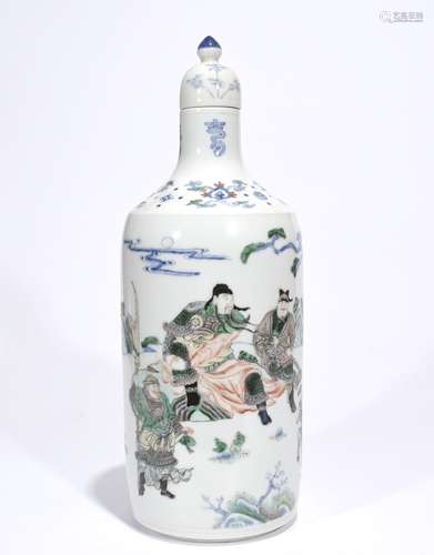 Kangxi Mark, A Doucai Wine Vessel