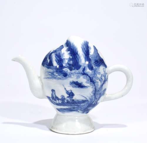 A Blue and White Pot