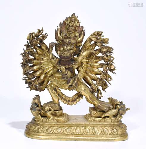 A Gilt Bronze Buddha Sculpture