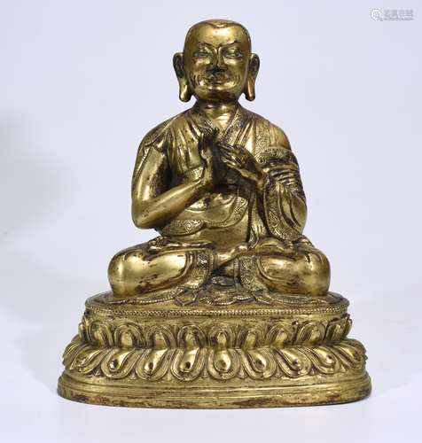 A Gilt Bronze Buddha Sculpture