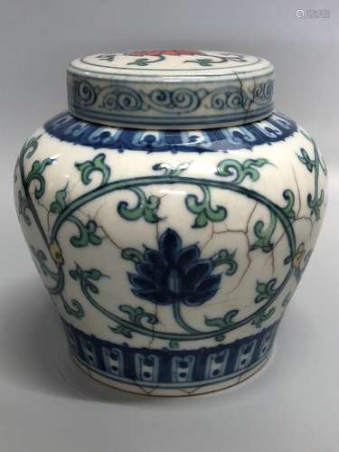 Tian Mark, A Doucai Jar