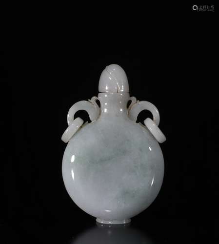 A Jadeite Snuff Bottle