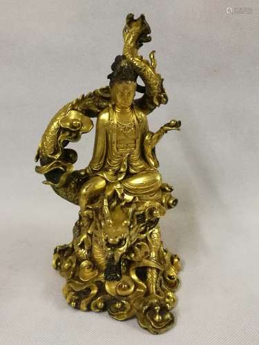 A Gilt Bronze Buddha Sculpture