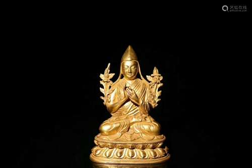 A Gilt Bronze Buddha Sculpture