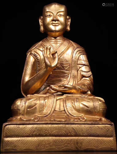 A BUDDHA FIGURE