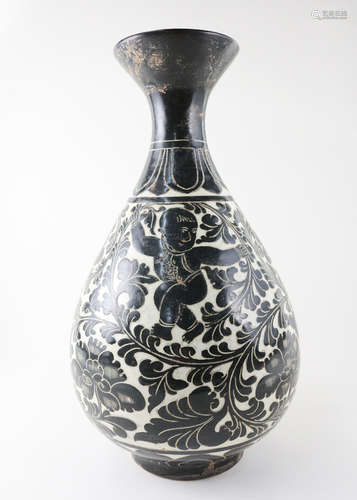 CIZHOU YAO PEAR-SHAPED VASE