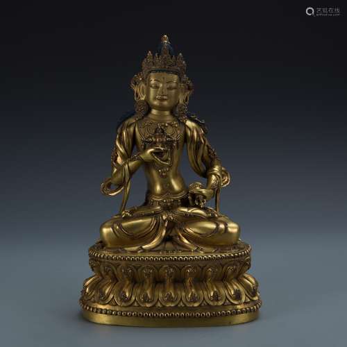 Gilt Bronze Figure of Tara