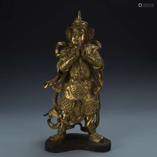 Gilt Bronze Figure of Virupaksa