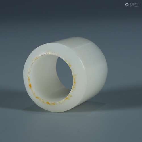 White Jade Archers Ring