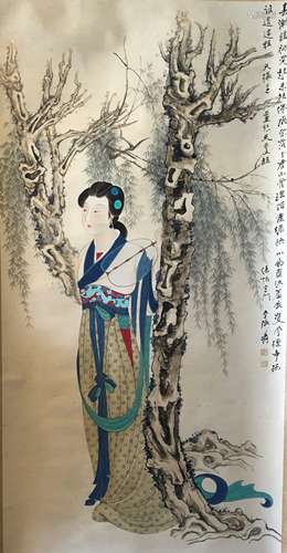 Chinese Painting Singed By ZhangDaQian