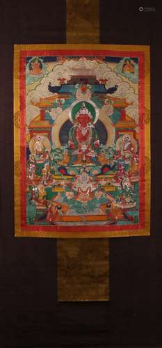 Tibetan Thangka of Jambhala