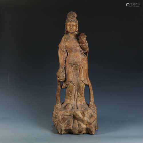 Stone Carving of Guan Yin