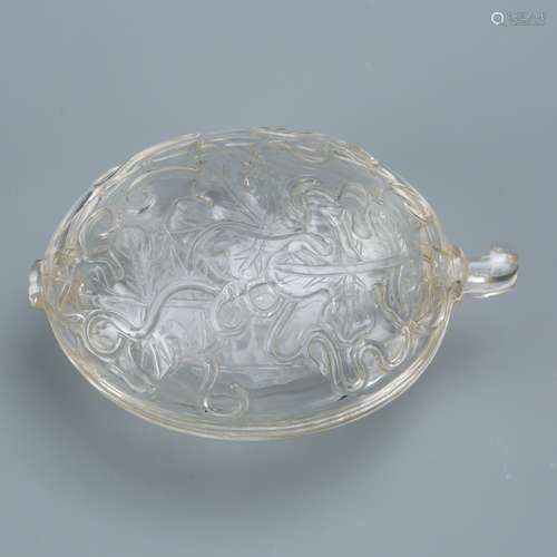 Crystal Box With Floral Design