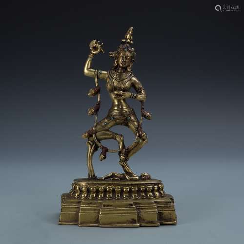 Gilt Bronze Figure of Dakini