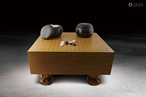 明治 香榧棋墩