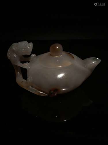 Chinese Dragon Hold Teapot