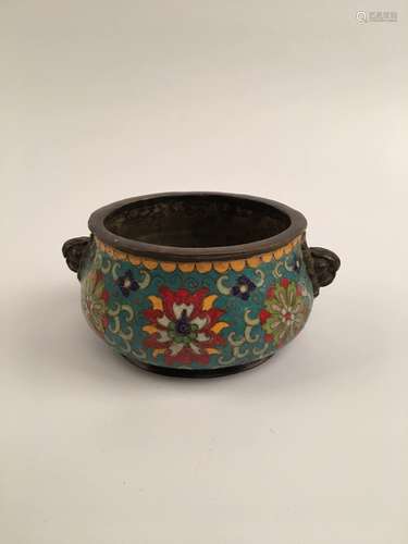 Chinese Cloisonne Incense Burner