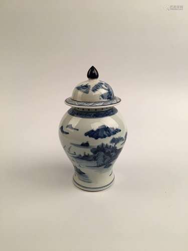 Chinese Blue and White Porcelain Jar