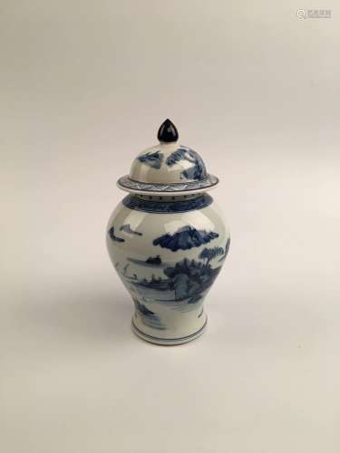 Chinese Blue and White Porcelain Jar