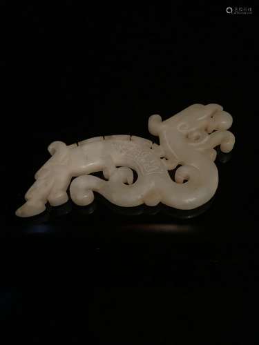 Chinese White Jade Dragon