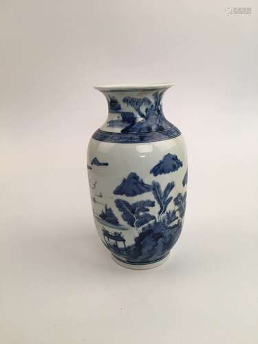 Chinese Blue and White Porcelain Vase