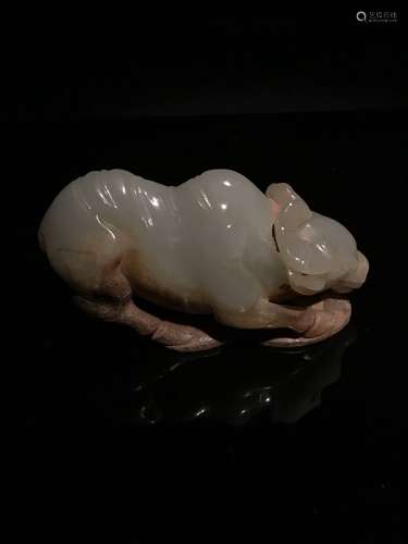 Chinese White Jade Buffalo