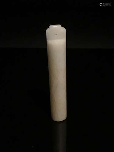 Chinese He-Tian White Jade Pendant