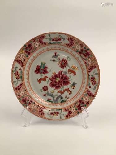 Chinese Famille Rose Porcelain Plate