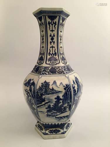 Chinese Blue and White Porcelain Vase