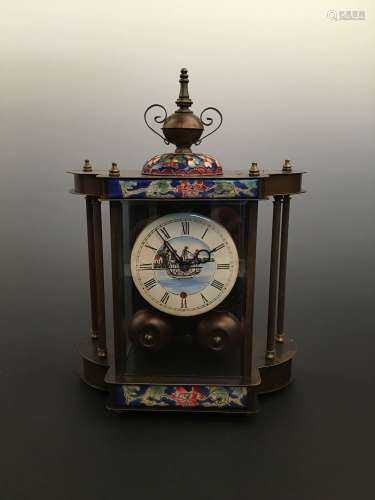 The Fine Cloisonne Clock