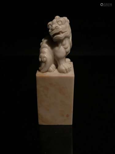 Chinese Shoushang Stone Fudog Seal